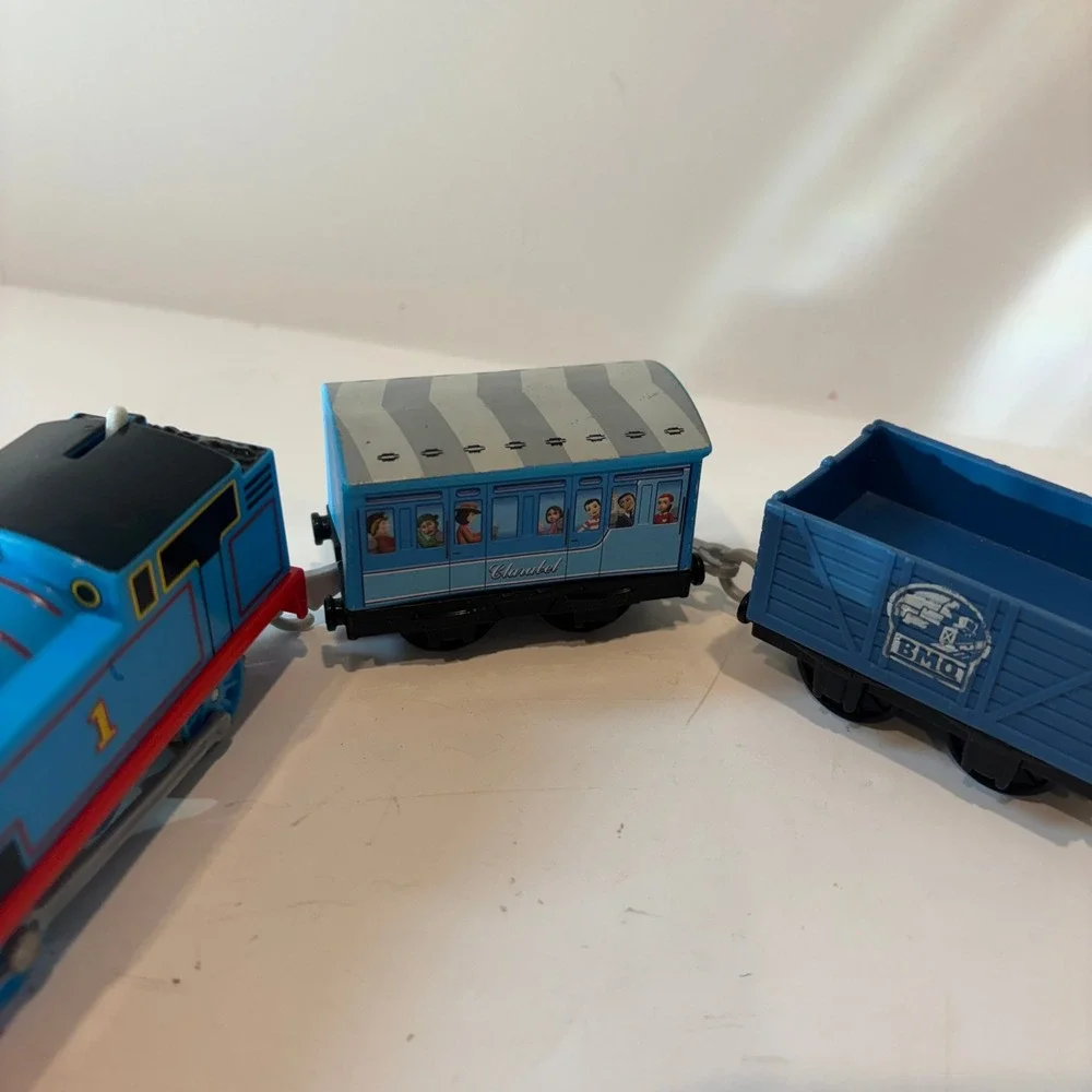 Thomas & Friends Motorized Thomas Train Clarabel Coach and SMC Cargo Car Set